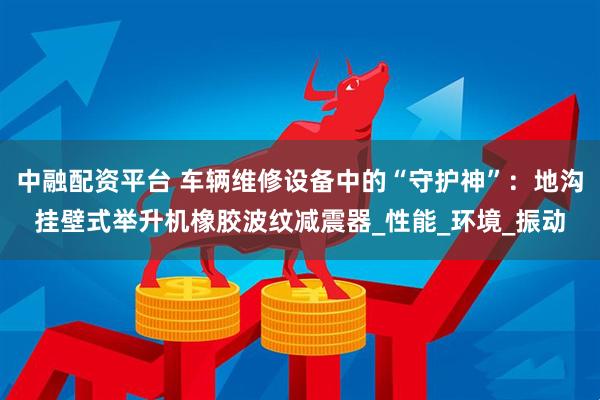 中融配资平台 车辆维修设备中的“守护神”：地沟挂壁式举升机橡胶波纹减震器_性能_环境_振动