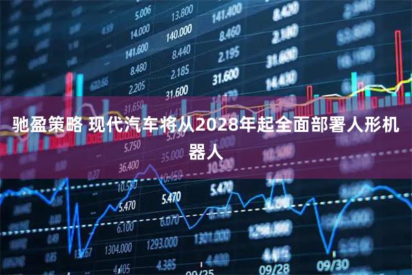 驰盈策略 现代汽车将从2028年起全面部署人形机器人